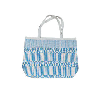 Meilleures ventes, sac à main fourre-tout en coton tissé à la main de luxe Boho avec deux poignées de doublure en tissu pour femmes - Product Image 4