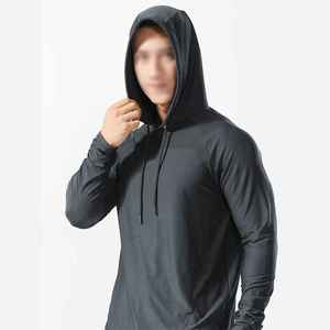 2026 Regular Men Pullover <b>Hoodies</b> Heavyweight Hoodie for Outdoor Running <b>Workout</b> and Modern Urban Styling - Product Image 3