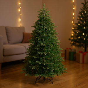 Árbol de Navidad Verde MONVISO de Amicasa, PVC y PE, 210 cm de Alto, 137 cm de Diámetro - Product Image 3