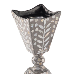 Hot selling high quality modern Mother of pearl incense burner mabkhara handmade by Vietnamese artisans wholesale price - Product Image 6