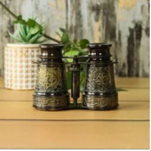 Exquis Vintage en laiton massif binoculaire nautique Marine décor collection optique Style Antique cadeau décor à la maison Design élégant - Product Image 1