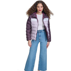 <b>Lightweight</b> Long-Sleeve Water-Resistant Packable Puffer <b>Jacket</b> for <b>women</b> OEM service avaible - Product Image 2