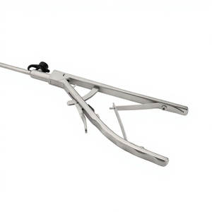 Pinzas Portaagujas Laparoscópicas Rectas de Acero Inoxidable Reutilizables, Instrumentos Quirúrgicos de Alta Calidad con Certificación CE - Product Image 3