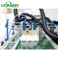 Mesin Perekat Filter Udara Panel PLFJ-2 Dispenser Perekat Leleh Panas untuk Lini Perakitan Filter Persegi
