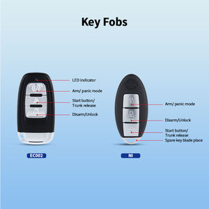 EASYGUARD-Démarreur à distance semi-branché PKE, contrôle par application, entrée de proximité pour démarrage à clé <span class=keywords><strong>Subaru</strong></span> Outback,Forester, XV, Legacy - Product Image 2