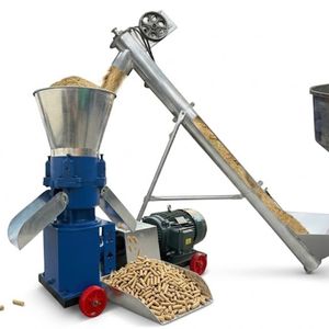 Neue Edelstahl-Automatik-Hochleistungs-Futterpellet-Produktionslinie Tierfutterpelletmaschine für Geflügel und Nutztiere - Product Image 3
