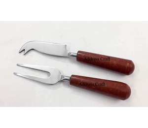 Coupe-fromage nouvellement conçu en gros en acier inoxydable 18/8 outils de coupe de fromage avec poignée en pierre couteau à beurre Vintage personnalisé - Product Image 3