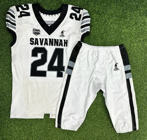 Uniforme de football américain personnalisable en gros, short respirant 100% polyester, fabriqué au Pakistan, modèle 2025, couleurs et tailles personnalisées - Product Image 2