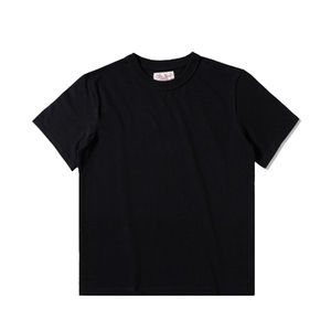 T-shirt Homme 100% Coton de Luxe 220g Personnalisable avec Logo Col Rond Vente en Gros Fournisseur en Vrac Respirant Tricoté Uni Surdimensionné - Product Image 1