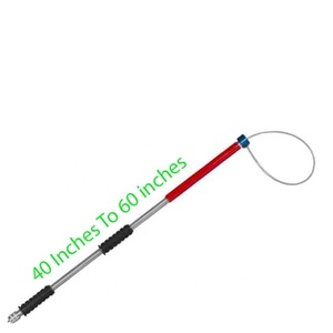 Perche de capture pour animaux portable et extensible, écologique, en aluminium, avec boucle, outil de contrôle humain - Product Image 3
