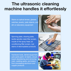 New arrivals 3.2L chuyên nghiệp siêu âm sạch hơn với kỹ thuật số hẹn giờ & nóng cho phòng thí nghiệm, đồ trang sức, bộ phận công nghiệp - Product Image 4
