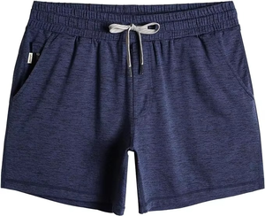 Pantalones cortos de gimnasio ligeros y cómodos para hombre 2025, bolsillos con cremallera, pantalones cortos de entrenamiento atléticos de patrón sólido para ejercicio, deportes para correr - Product Image 2