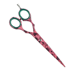 Tijeras de salón recubiertas de papel elegante, tijeras de corte de pelo de peluquero, tijeras de pelo profesionales con reposapiés ajustable - Product Image 3