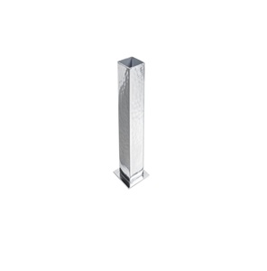 Minimalist Stainless Steel Tabletop <b>Vase</b> Handmade <b>Square</b> Design for Modern Home Decor - Product Image 1
