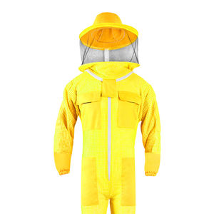 Traje de apicultor ventilado profesional para apicultura Diseño personalizado y servicios de procesamiento de ropa de etiqueta privada Color tostado - Product Image 5