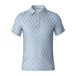 Polo de Golf Elegante para Hombre, de Secado Rápido, Tejido Elástico, Manga Corta, para Fabricación al por Mayor de Marcas de Ropa - Product Image 6