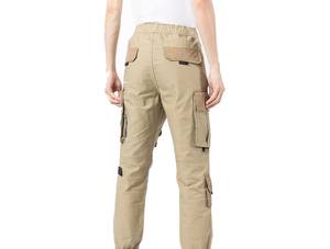 กางเกงคาร์โก้ผู้ชายกันยับน้ำหนักเบากางเกงคาร์โก้กลางแจ้งแฟชั่นลำลอง - Product Image 4