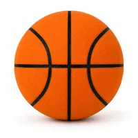 Elite Ballon de Basket Silencieux Taille 7 Mousse PU 340g Toucher Doux Entraînement Intérieur Usine OEM