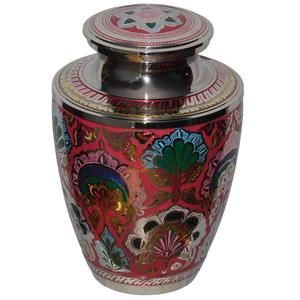 Urnes funéraires modernes en laiton de haute qualité avec étain et couleur noire finies pour les cendres humaines Fournitures funéraires en métal - Product Image 6