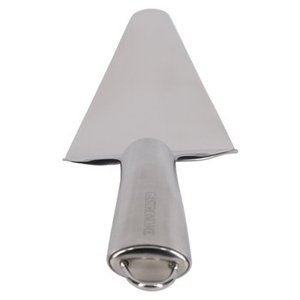 เครื่องตัดเค้กสแตนเลสสีเงินที่มีด้ามจับที่สะดวกสบายเหมาะสำหรับการตัดและเสิร์ฟเค้กพายและขนมหวาน - Product Image 2