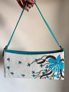 MD HANDICRAFTS-Bolso bordado de cuentas hecho a mano con cierre de cremallera de lentejuelas pesadas y correa única para banquetes de invierno - Product Image 3