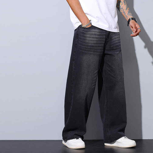 กางเกงยีนส์ผู้ชายทรงหลวมแนวสตรีทแวร์แนวสตรีทแวร์แนวสตรีทแวร์แนวสตรีทแวร์ทรงหลวมแนวสตรีทแฟชั่นตามสั่งสำหรับฤดูหนาว - Product Image 5