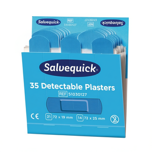 Tiras de Vendaje Autoadhesivas Detectables Salvequick, 6 Paquetes de Recarga de 35 Tiras Cada Uno - Product Image 3