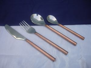 Ensemble de couverts de table à tige brillante en acier inoxydable Ensemble de couverts de luxe moderne de haute qualité - Product Image 3