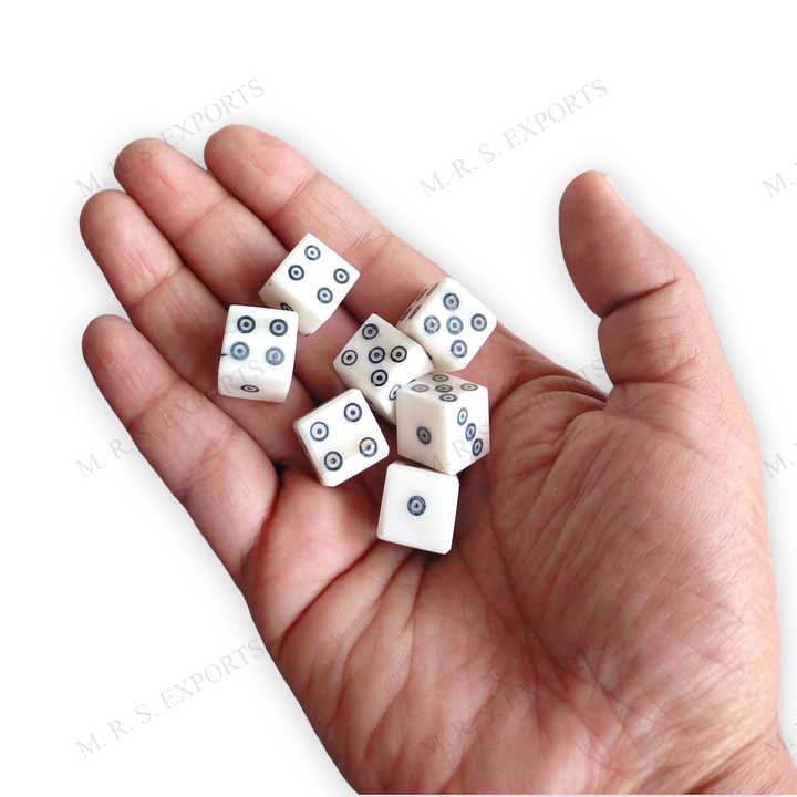 Best Quality Custom Made Six Sided Buffalo Camel Bone Dice 20mm Square Hollow Gaming Stones Available Cheap Prices Fast Shipping