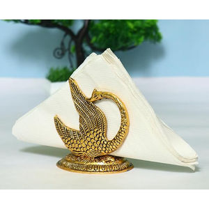 Servilletero único y atractivo en forma de pato con servilletero lujoso de color dorado para decoración de mesa de fiesta - Product Image 6