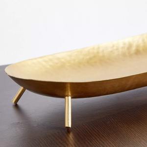 Bandeja de Metal con acabado plateado de diseño martillado Premium, Ideal para una elegante decoración del hogar, cocina, mesa de comedor, elementos esenciales - Product Image 3