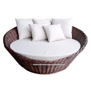 Luxury Handwoven Natural <b>Rattan</b> <b>Egg</b> <b>Chair</b> Eco-Friendly Lightweight Wicker for Home Furniture & Resort Modern High Quality - Product Image 4