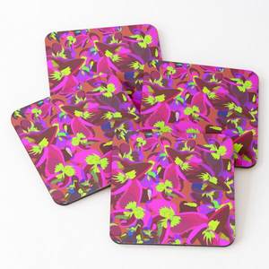 Luxury Tableware <b>Wood</b> Over Printed Tea Serving Coasters Hand Crafted Product From India Hot Drinks Tabletop Protection Coasters - Product Image 6