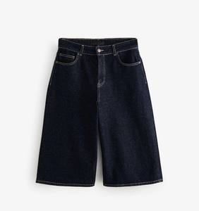 Pantalones cortos de algodón de mezclilla de cintura alta para mujer de talla grande moda nueva Casual Slim Jeans corto lavado Sexy pantalones cortos de mezclilla de verano para mujer - Product Image 3