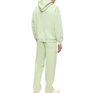 Streetwear OEM personnalisé survêtements cordon prix de gros sweat à capuche surdimensionné et ensemble de pantalons bas quantité minimale de commande survêtement lourd fournisseur - Product Image 2