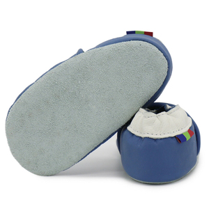 Chaussures de bébé en cuir à semelle souple avec Logo, prix d'usine en gros - Product Image 5