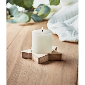 Candela Profumata a Forma di Stella con Base a Loto Personalizzata per Merchandising - Product Image 6