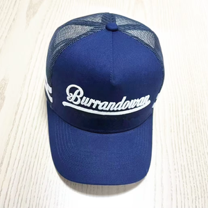 Casquettes de baseball en maille personnalisées de haute qualité, logo 3D personnalisé, 5 panneaux, ligne latérale, casquettes de camionneur en coton, casquette de camionneur 2026 - Product Image 1