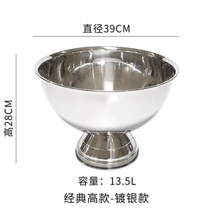 Seau à glace de luxe en or, refroidisseur à vin, bol à champagne en acier inoxydable pour boissons, bar, fête, mariage, décoration d'événements - Product Image 4