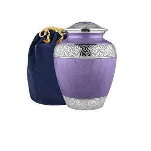 Urna de entierro para adultos Madre de perla Latón Cremación Urnas para adultos Urna moderna Equipo de servicio funerario - Product Image 4