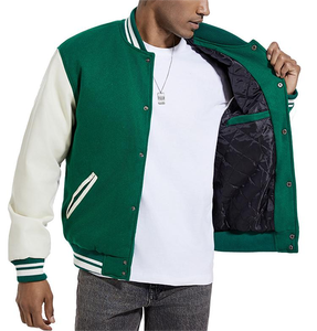 Veste universitaire personnalisée style bombardier avec broderie mode streetwear pour hommes et femmes - Product Image 2