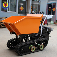 Mini-Diesel-4-Takt-Raupenlader-Dumper mit hoher Qualität, 800 kg Getriebe, Changchai-Motor, Motorpumpe, hoher Wirkungsgrad, 1 Jahr Garantie