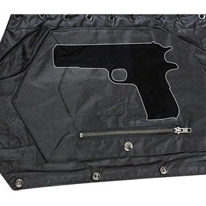 Gilet de moto en cuir véritable vintage pour hommes, gilet en toile confortable, ajustable pour l'hiver, vêtements d'extérieur. - Product Image 5