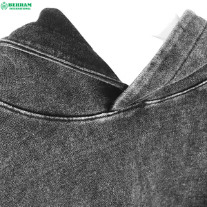 Sudadera con Capucha de Alta Calidad, 350 Gramos, 100% Algodón Térmico/Felpa Francesa, Lavada con Piedras, Manga Larga, Invierno, Ecológica - Product Image 3