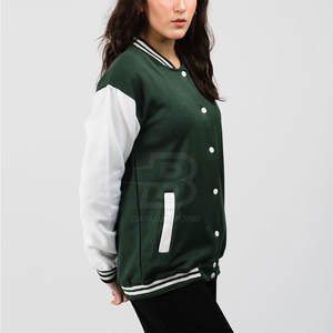 Top prix femmes Letterman veste haute qualité veste d'hiver 100% coton fait femmes Letterman veste pour femmes - Product Image 6