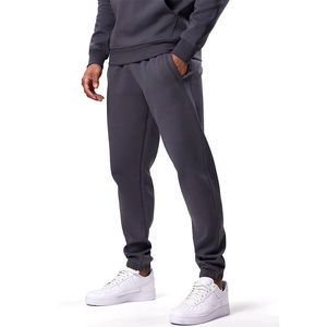 2025 Original Logo Cotton Tech Fleece hombres chándal 2 uds Material grueso hombres sudadera y pantalones de chándal para otoño transpirable - Product Image 3
