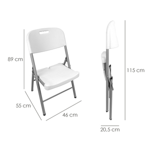 Sedia Pieghevole con Maniglia 88x48x57cm - Product Image 2