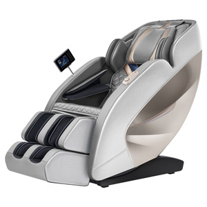 <span class=keywords><strong>Fauteuil</strong></span> de massage pliable de luxe C131 4D Zéro Gravité en cuir PU avec écran tactile LCD AI, portable, d'<span class=keywords><strong>occasion</strong></span>, King Air - Product Image 2
