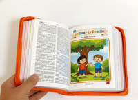 Livre d'histoires bibliques pour enfants personnalisé avec fermeture éclair |   Bible illustrée pour enfants |   Film chrétien personnalisé en papier offset laminé