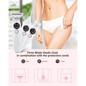 Depiladora Recargable para Mujer, Depilación sin Dolor, Uso en Seco/Húmedo, para Manos, Piernas y Axilas - Product Image 4